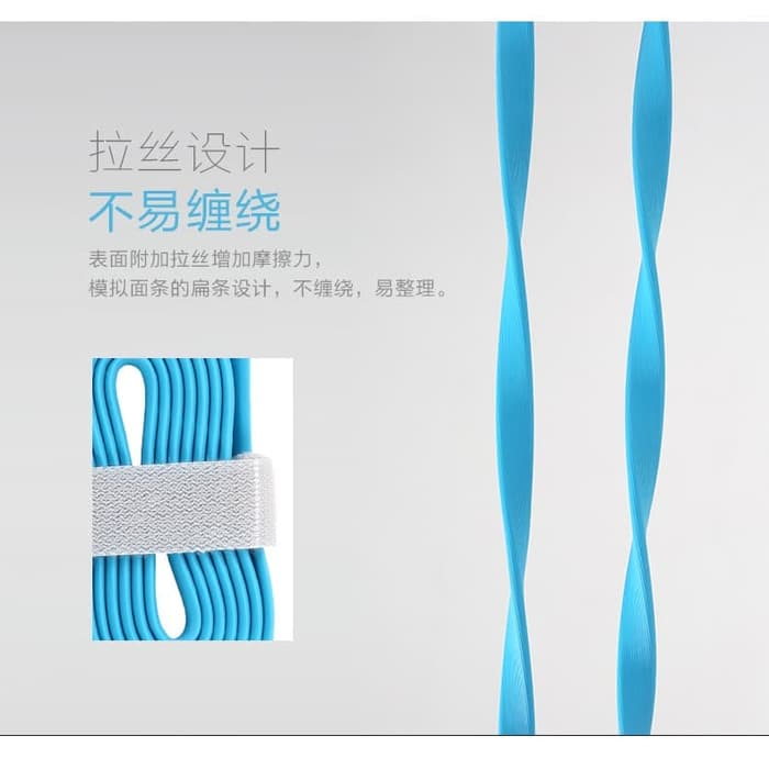 Remax Breathe Lightning Data Cable for iPhone - RC-029i - White - Image 2