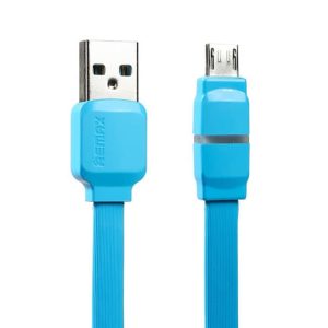 Remax Breathe Micro USB Data Cable for Smartphone - RC-029m - Blue