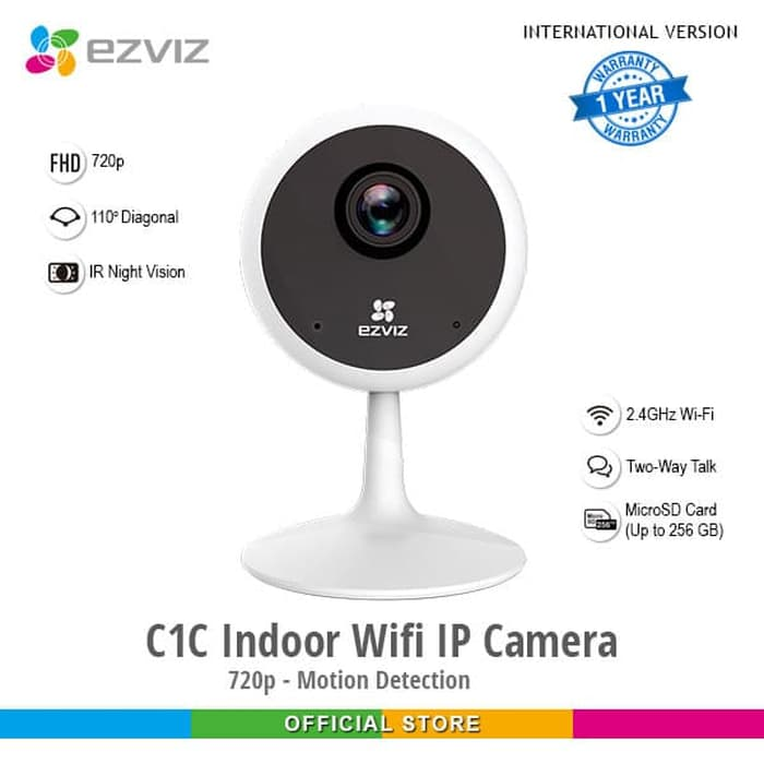 EZVIZ C1C 720P Smart Home IP Camera CCTV Night Vision