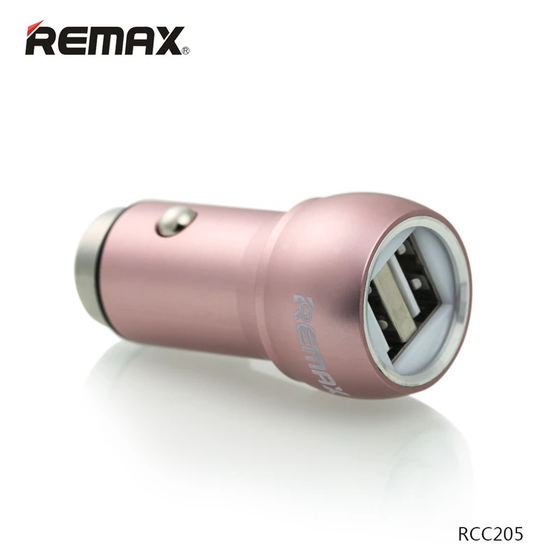 REMAX CAR CHARGER METAL 2 PORT USB RCC205 - Image 2