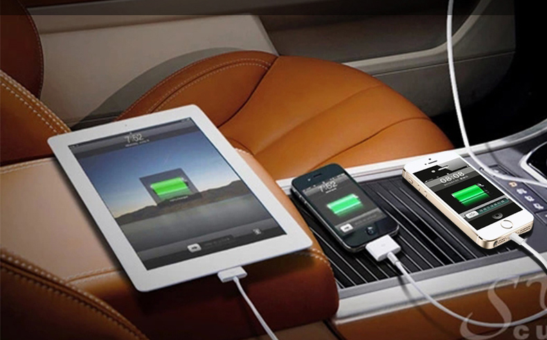 REMAX CAR CHARGER 3 PORTS USB 6.3A WHITE - Image 4