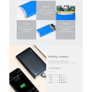 REMAX CRAVE POWER BANK SLIM 5000MAH BLACK RPP-78