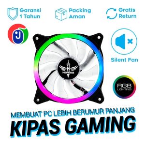 NYK Nemesis Fan Case Ring Aura RGB Original Garansi Resmi