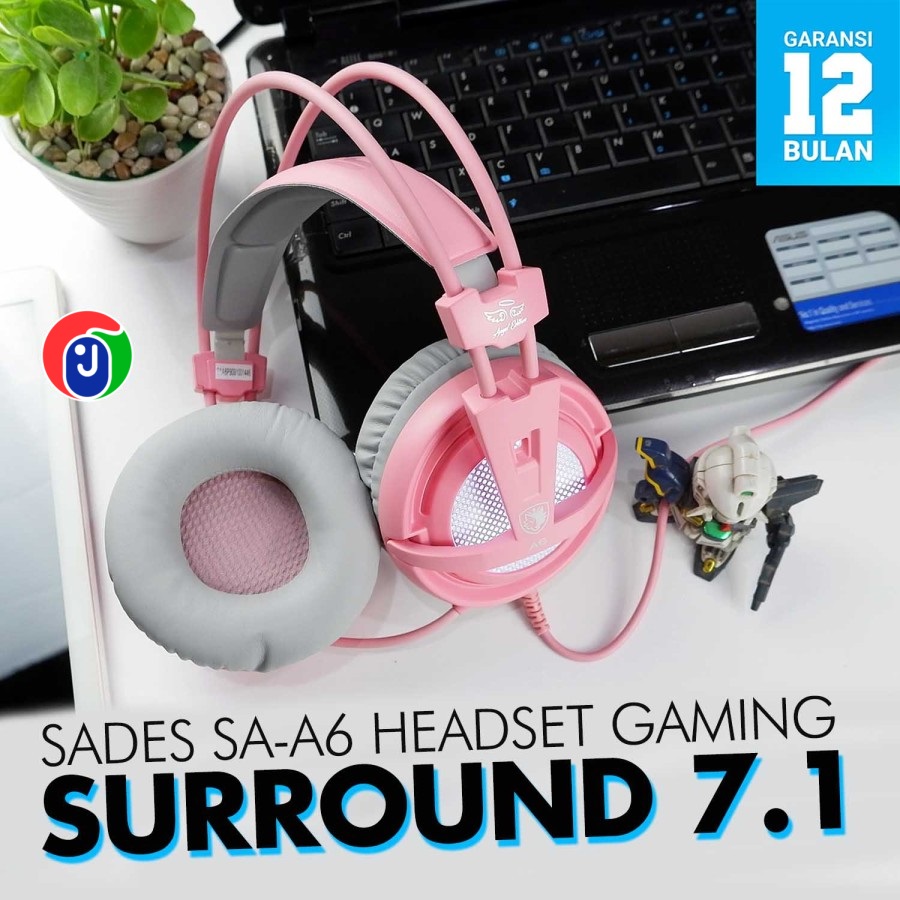 Headset Gaming Sades SA-A6 Headset Original Garansi Resmi / Headset