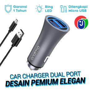 Oraimo Car Charger Roket OCC-71D Original Garansi Resmi / Car Charger